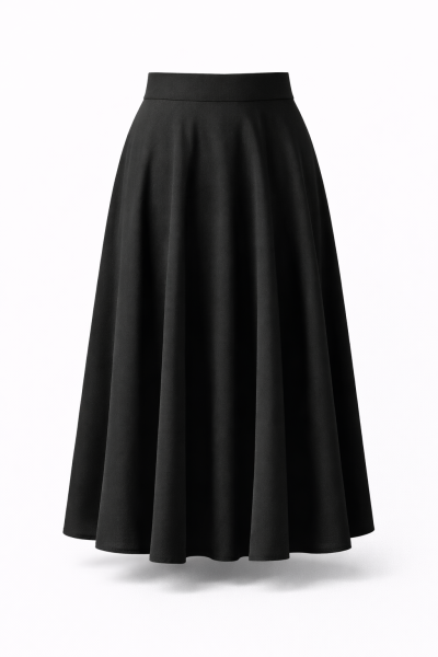 Fusta Midi (Negru)